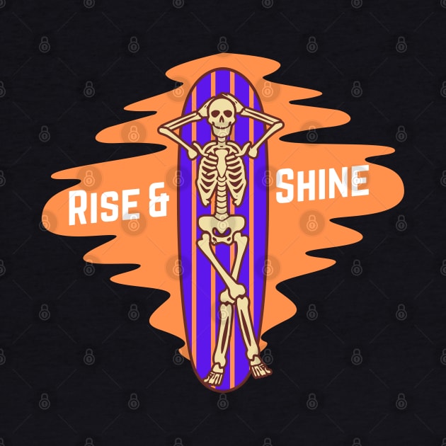 Rise And Shine Skeleton Beach Party by Hypnotic Highs